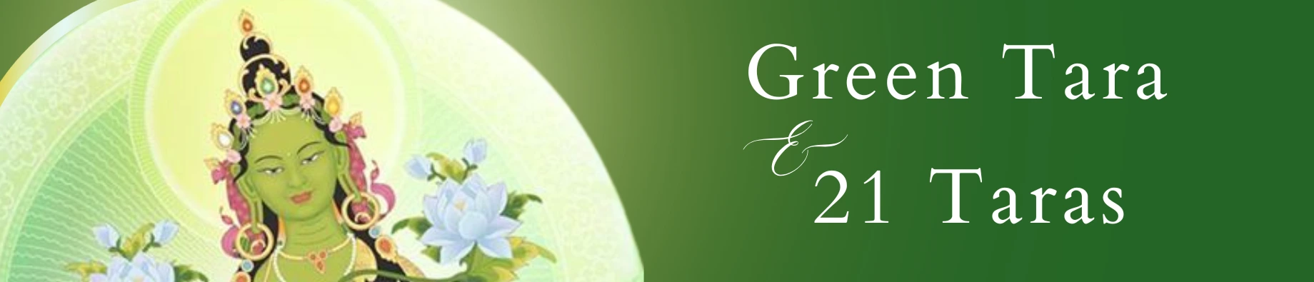 Green Tara Banner Green Tara Banner
