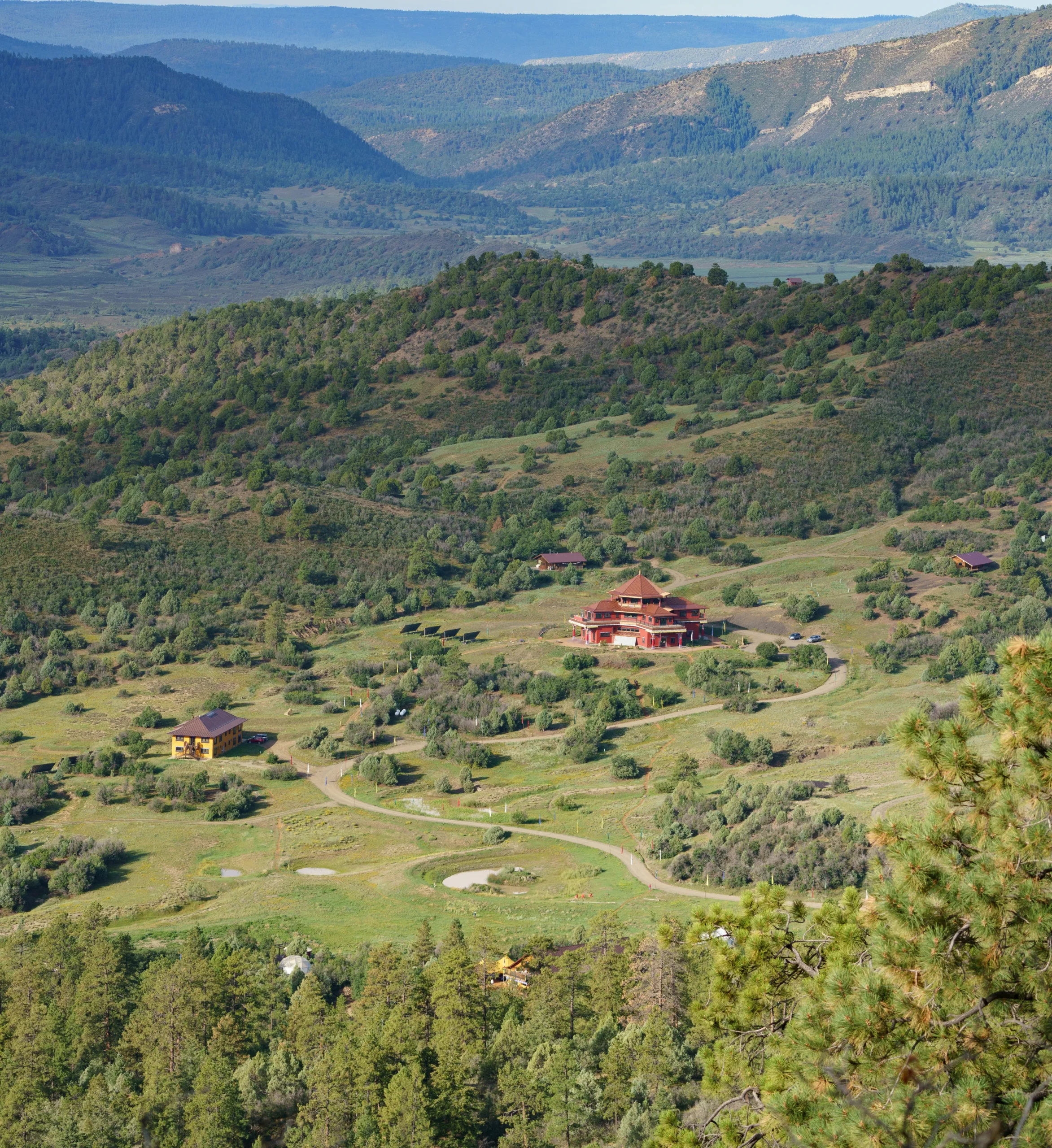 Overhead View of Temple