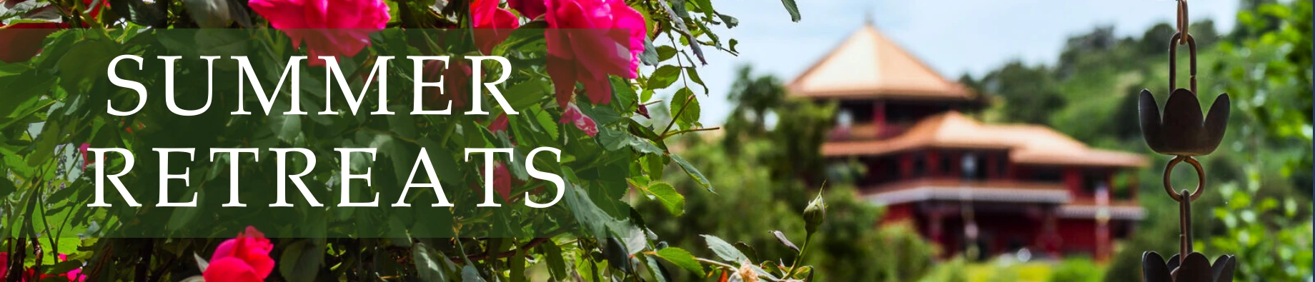 Summer Retreats Banner