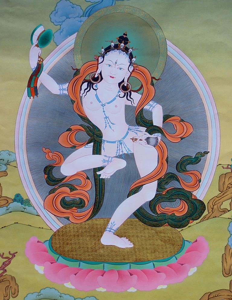 thangka - Machig Labdrön